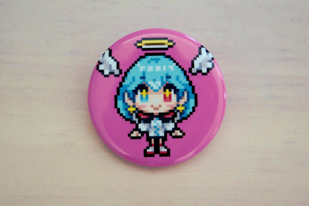 『ドット絵キャラクター』ランダム缶バッジ