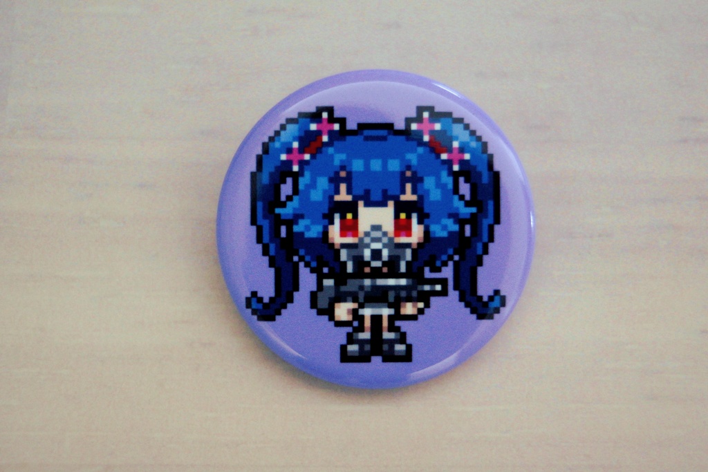 『ドット絵キャラクター』ランダム缶バッジ