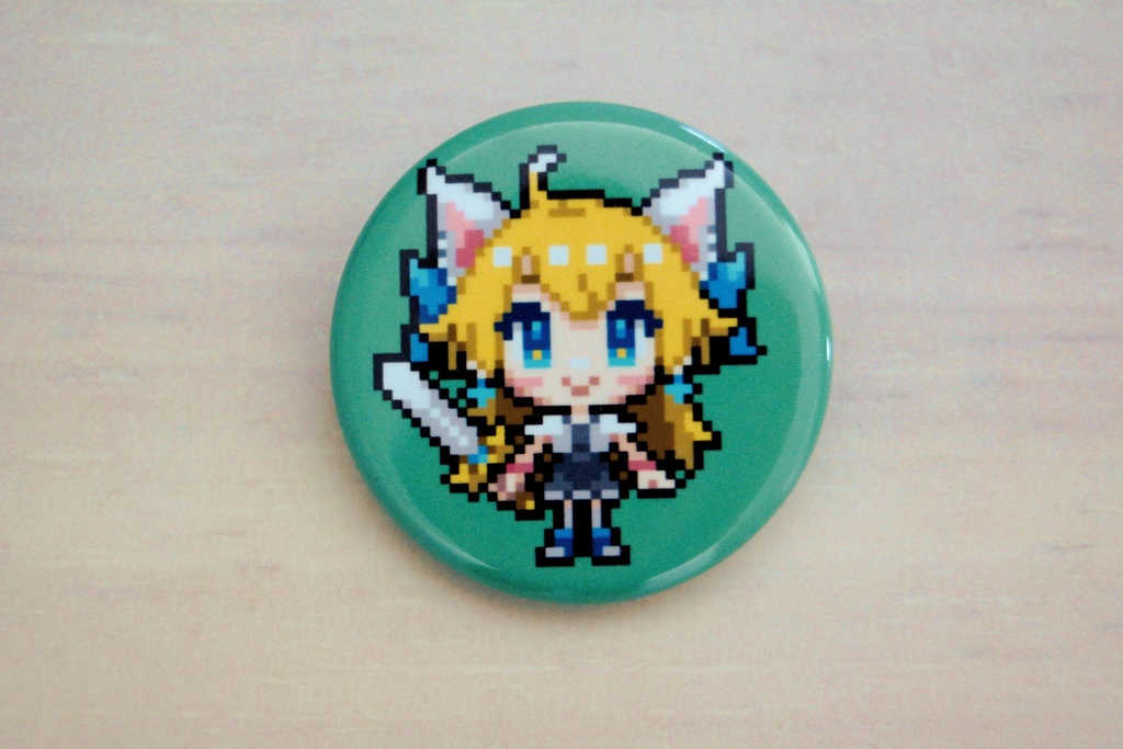 『ドット絵キャラクター』ランダム缶バッジ