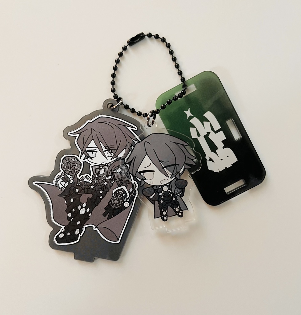 3連アクリルキーホルダー