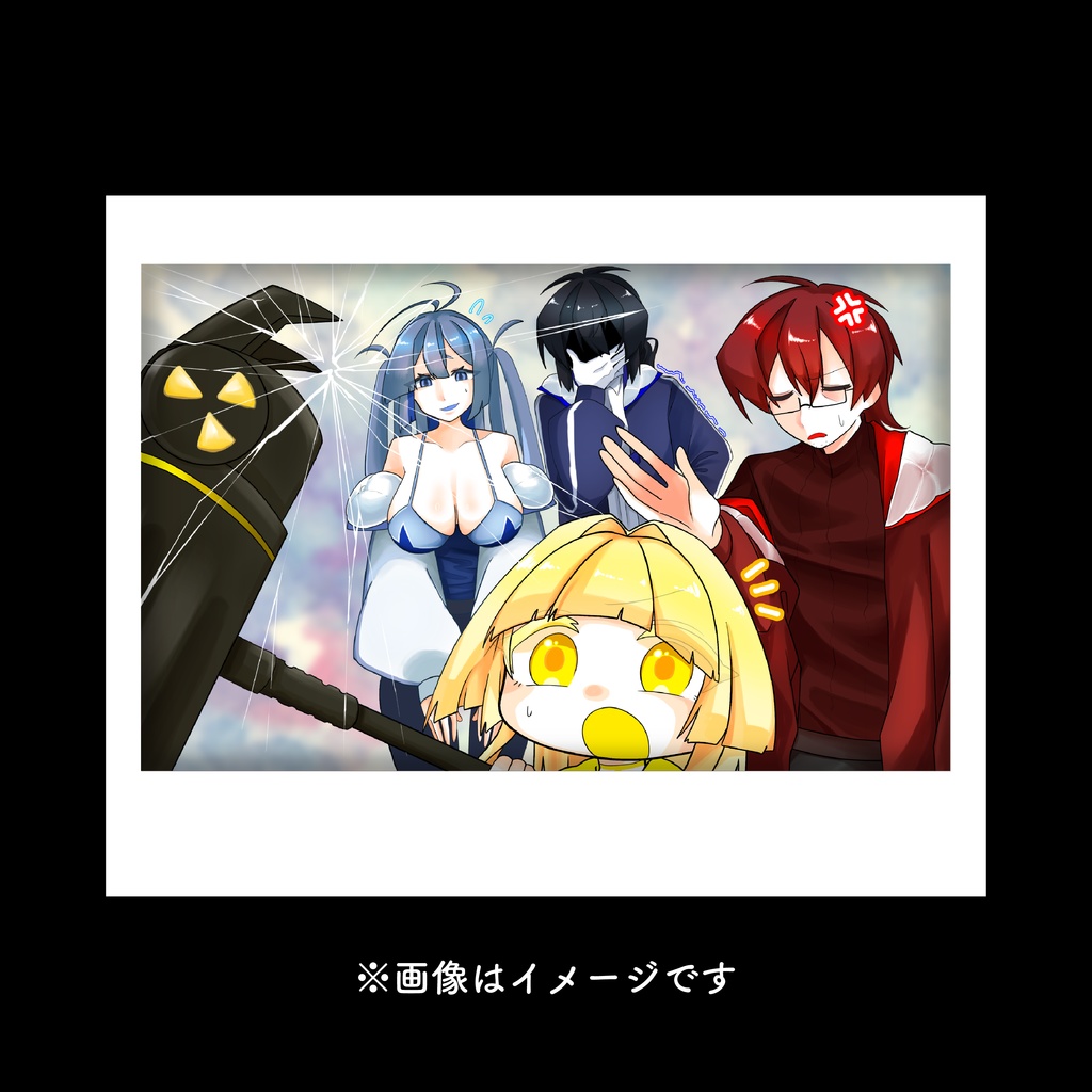 サイン入り風チェキカード　-　END SECTOR-楽園の終着点-　