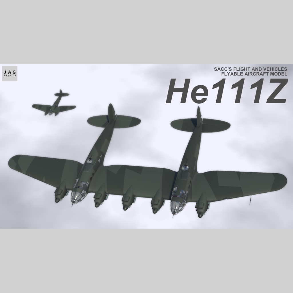[VRChat]He111H・Z[Sacc's Flight]