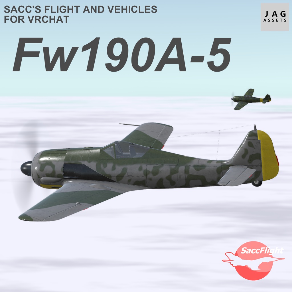 【VRChat】Fw190 A-5【Sacc's Flight】