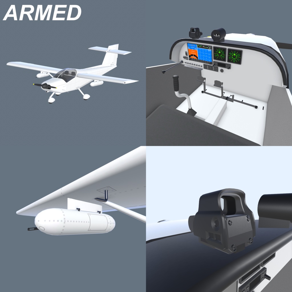 【VRChat】軽飛行機 JXP-12【Sacc's Flight】