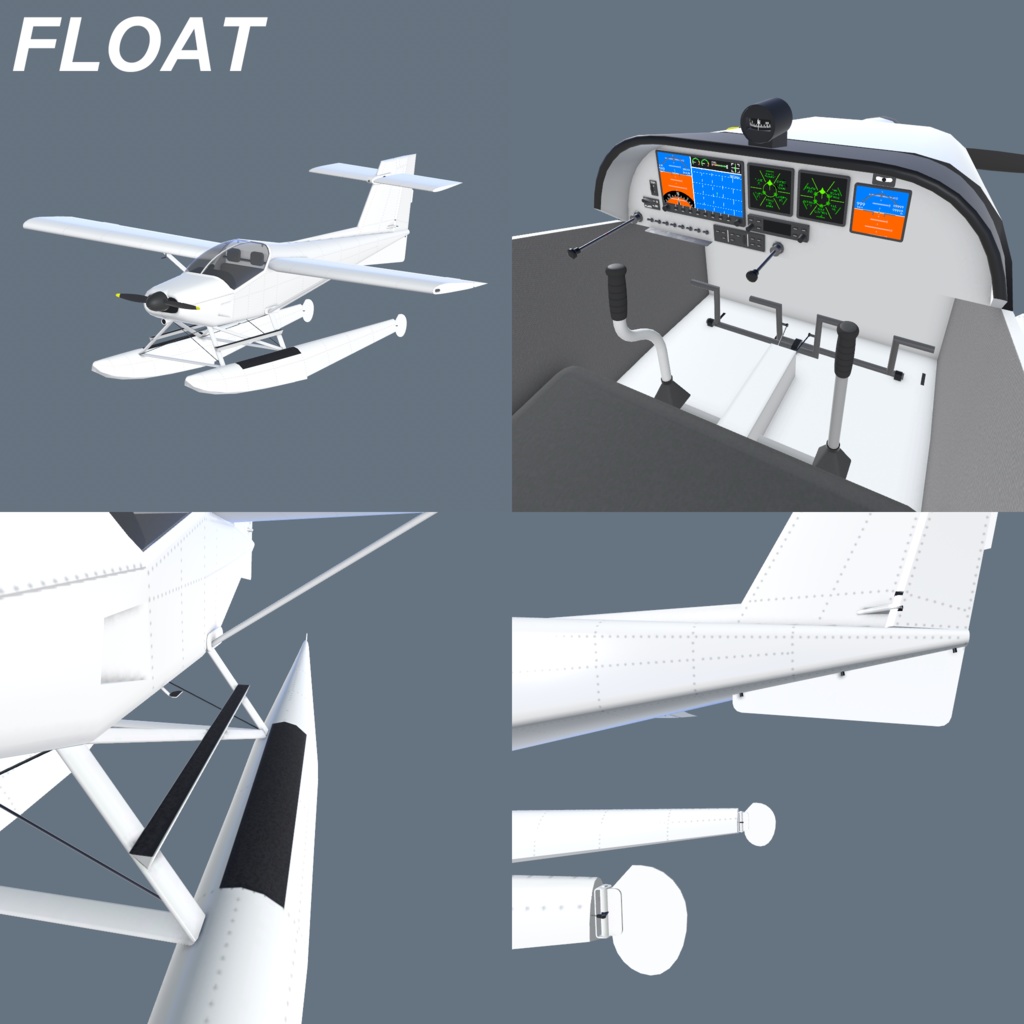 【VRChat】軽飛行機 JXP-12【Sacc's Flight】