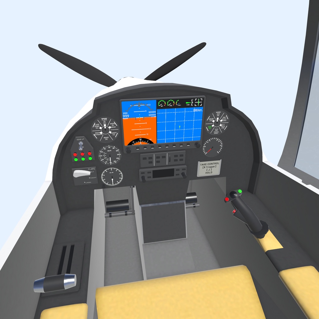 【VRChat】プロペラ機 JXP-13【Sacc's Flight】