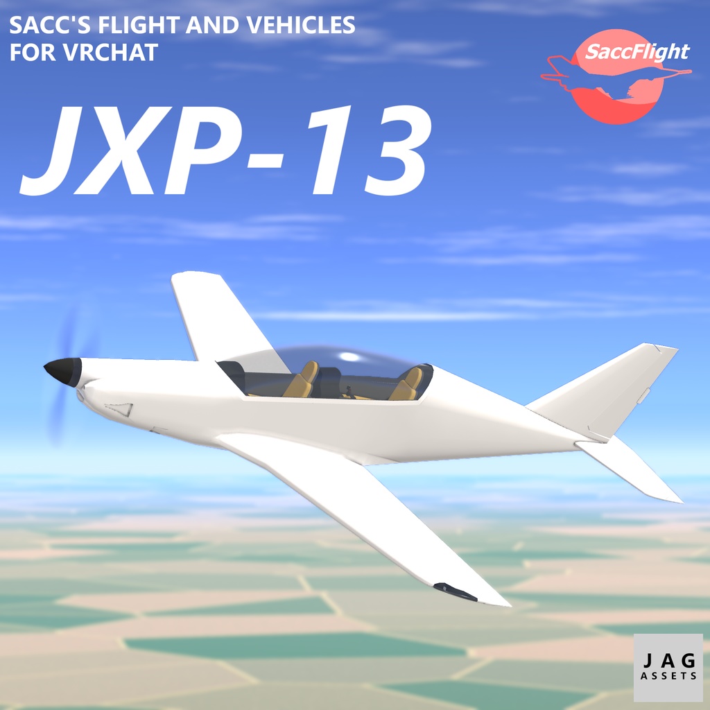 【VRChat】プロペラ機 JXP-13【Sacc's Flight】