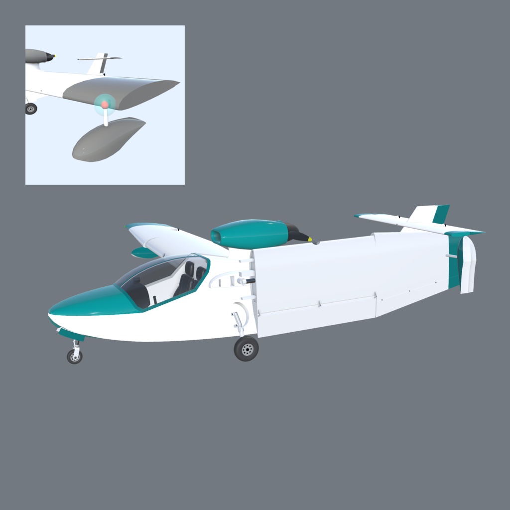 【VRChat】水陸両用機 JXP-14【Sacc's Flight】