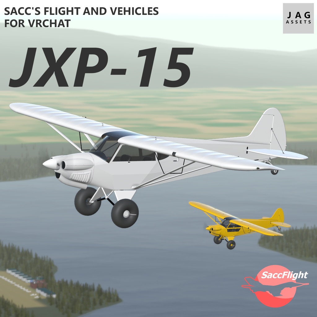 【VRChat】軽飛行機 JXP-15【Sacc's Flight】