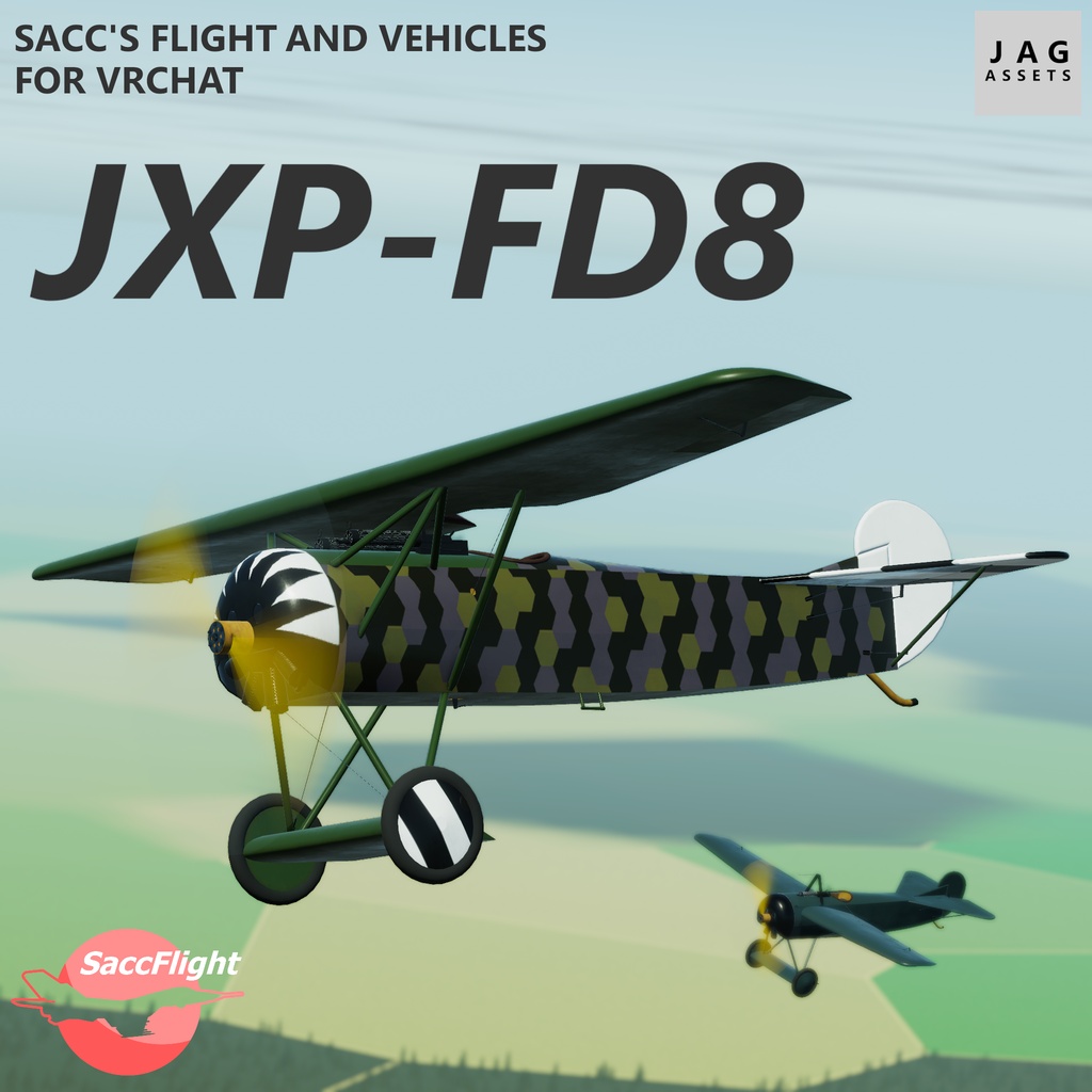 【VRChat】軽飛行機 JXP-FD8【Sacc's Flight】