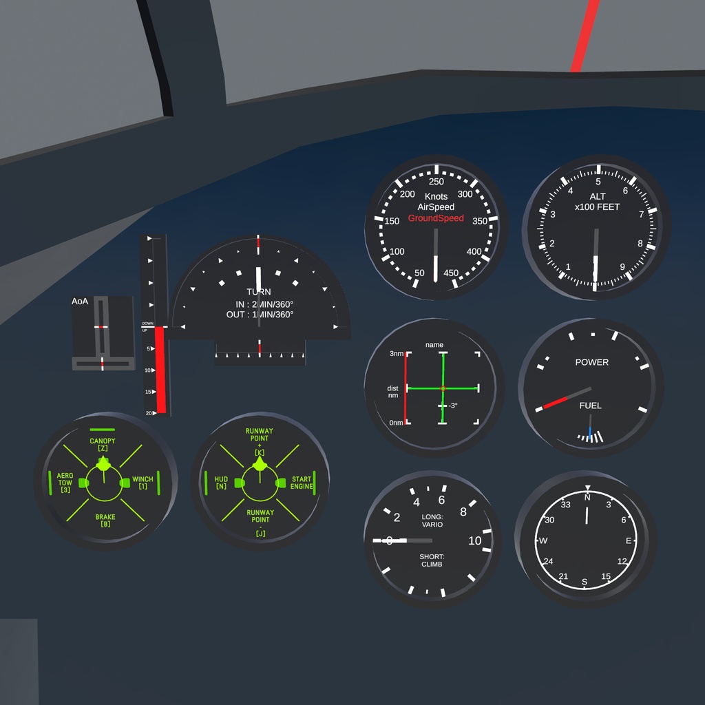 【無料】【VRChat】JAG Sacc vehicle addons【Sacc's Flight】