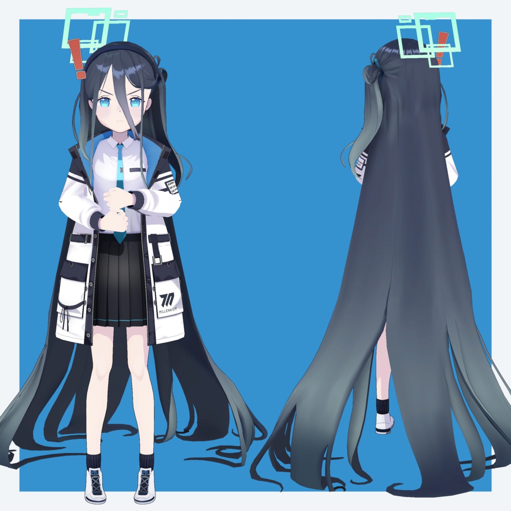 【VRChat 3Dモデル】天童アリス(ブルーアーカイブ)