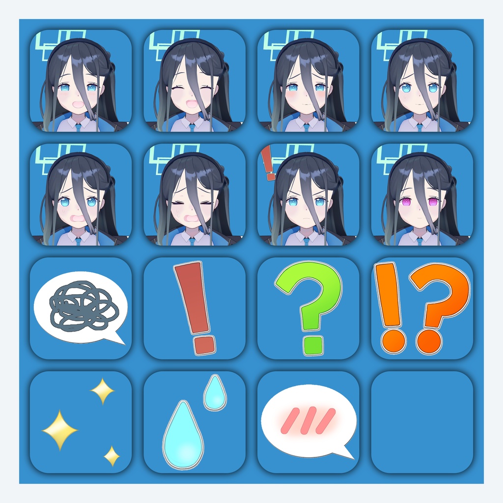 【VRChat 3Dモデル】天童アリス(ブルーアーカイブ)