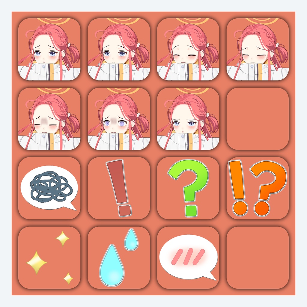 【VRChat 3Dモデル】花岡ユズ(ブルーアーカイブ)