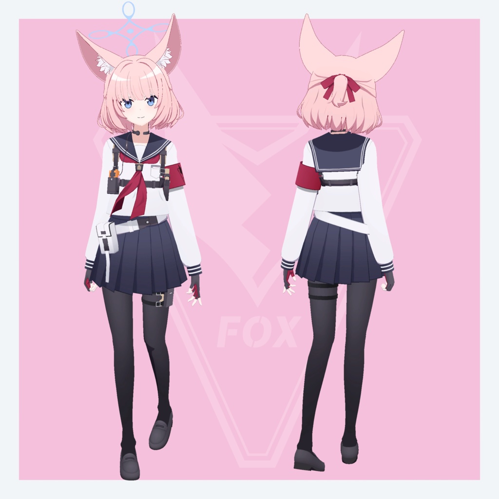 【VRChat 3Dモデル】ニコ(ブルーアーカイブ)