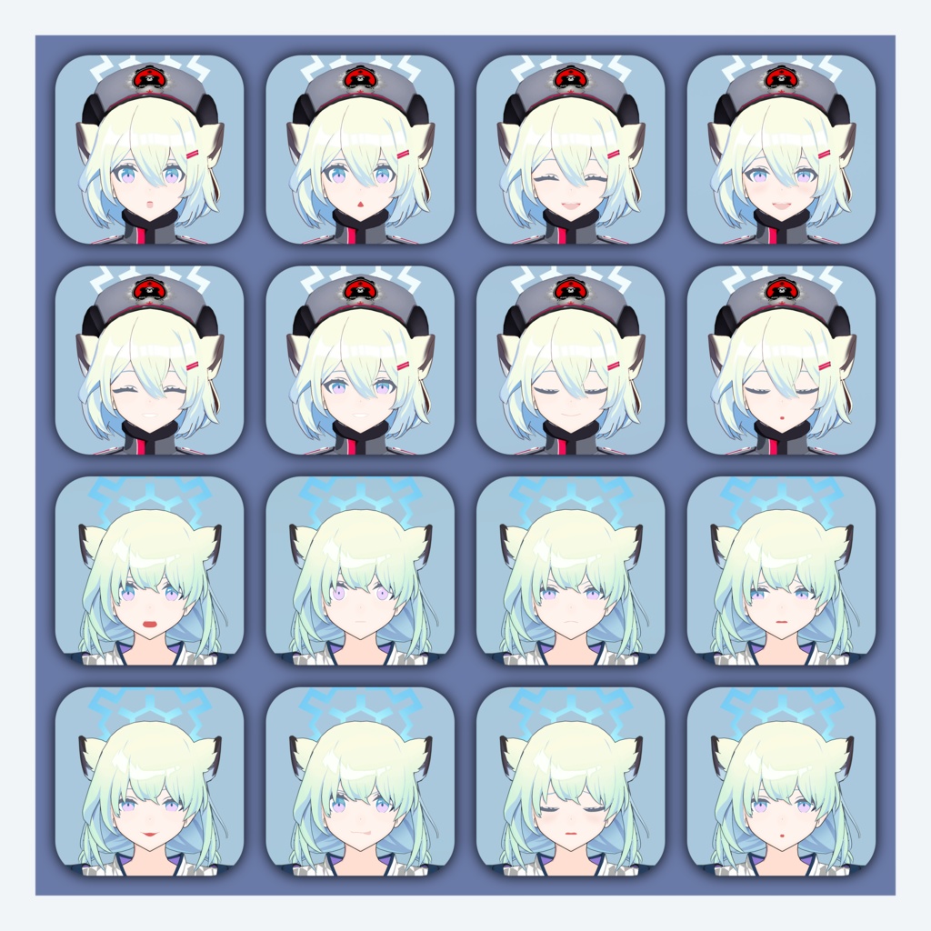 【VRChat 3Dモデル】間宵シグレ 通常/温泉(ブルーアーカイブ)