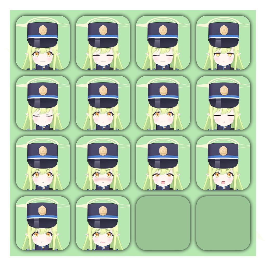 【VRChat 3Dモデル】橘ヒカリ&橘ノゾミ(ブルーアーカイブ)(シュポガキ)