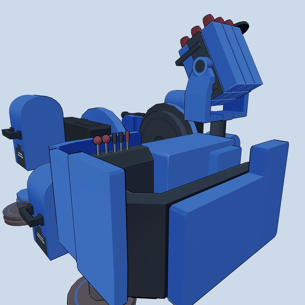 【VRChat 3Dモデル】ノゾミ&ヒカリ戦闘マシン