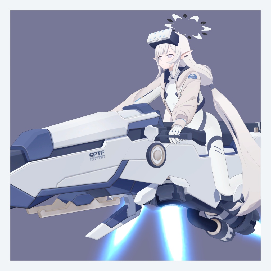 【VRChat 3Dモデル】明星ヒマリ(臨戦)(ブルーアーカイブ)