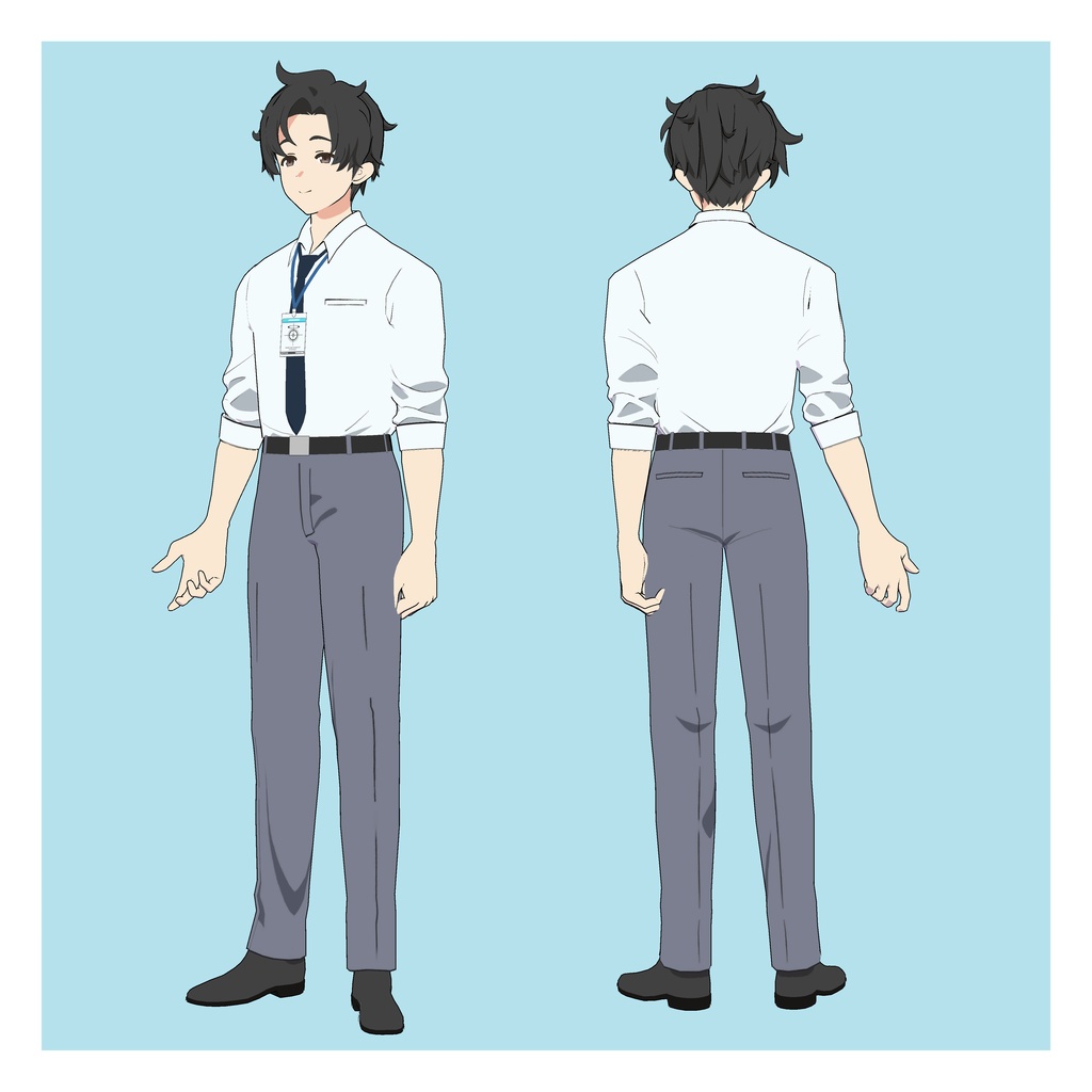 【VRChat 3Dモデル】先生 アニメVer(ブルーアーカイブ)