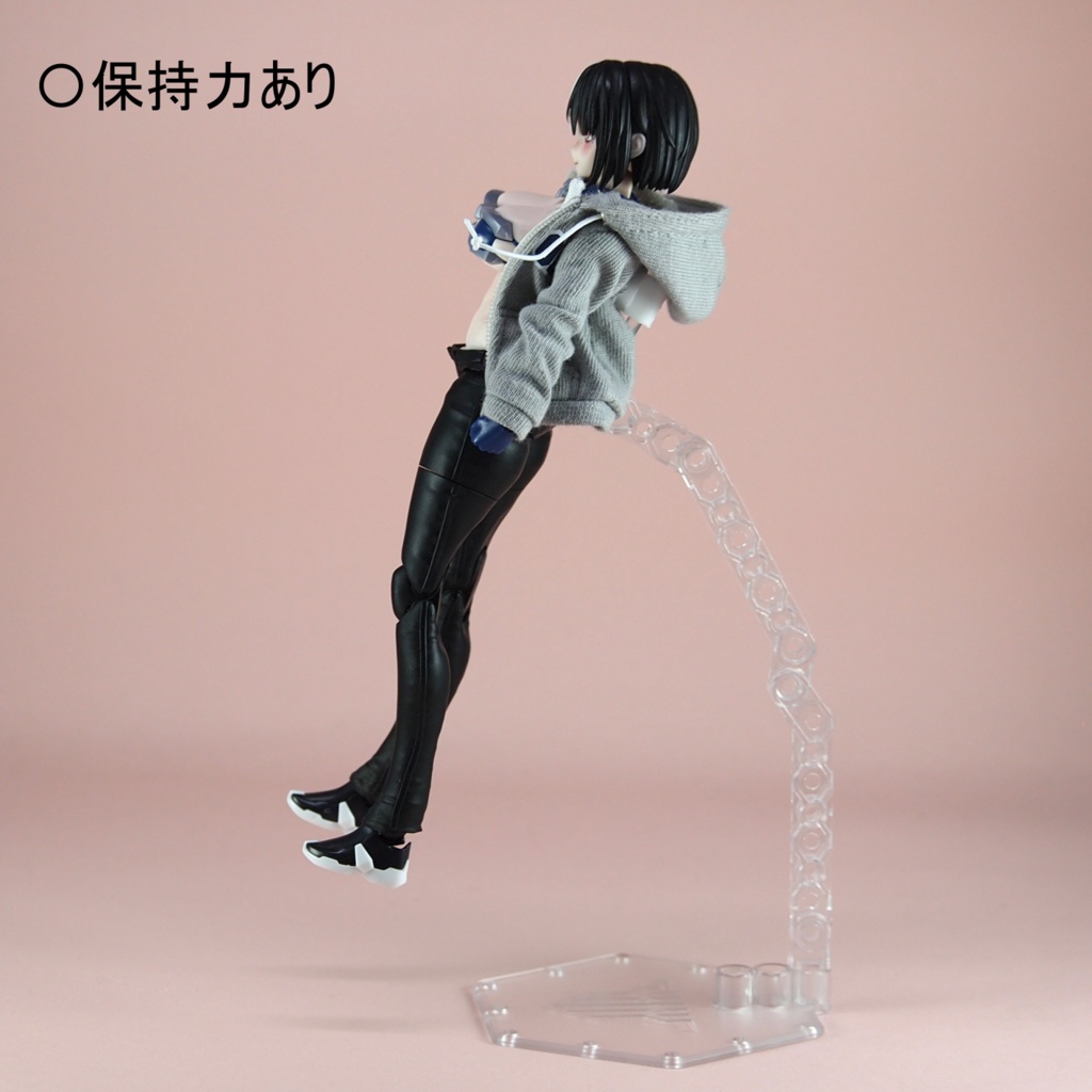 マグネット式スタンドアダプタ【美少女プラモデル汎用】