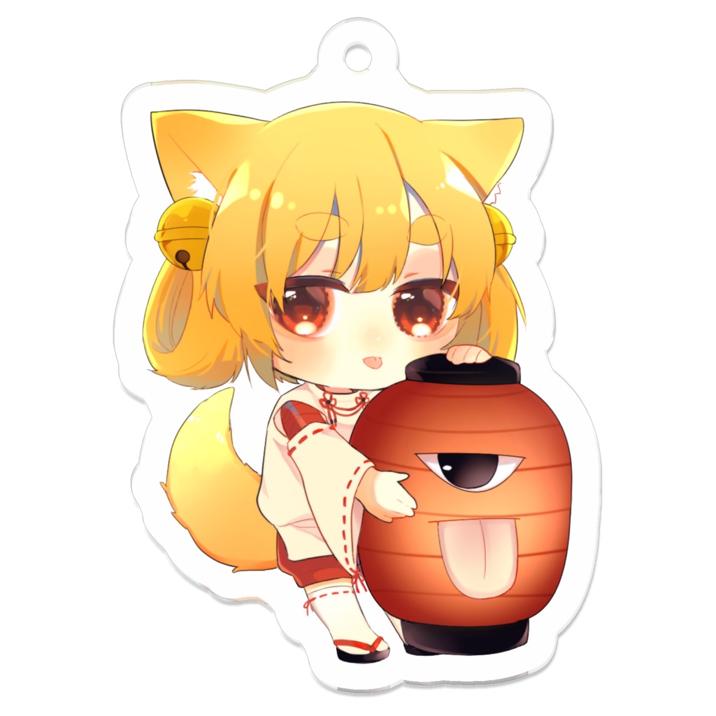 きなこのアクリルキーホルダー通常ver