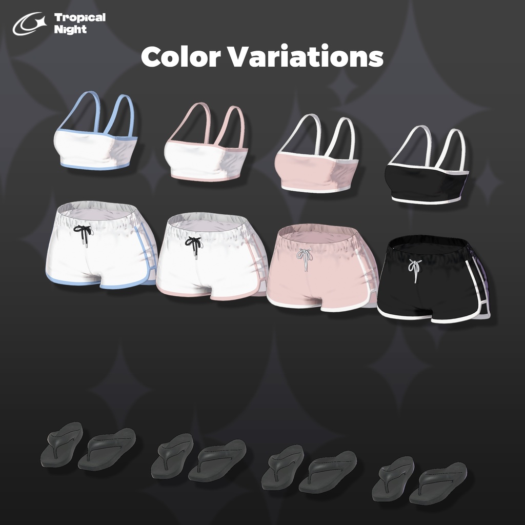 【5 Avatars】 Tropical Night