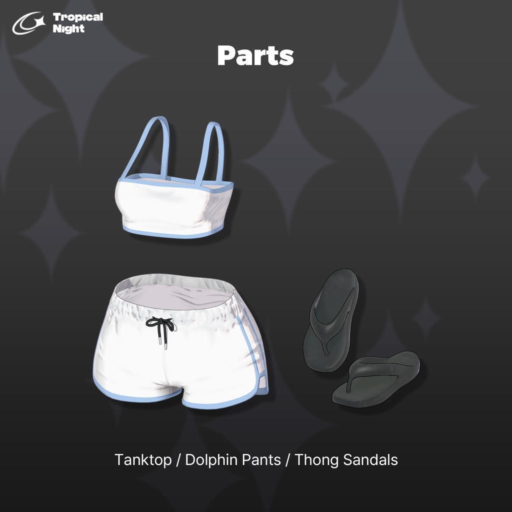 【5 Avatars】 Tropical Night