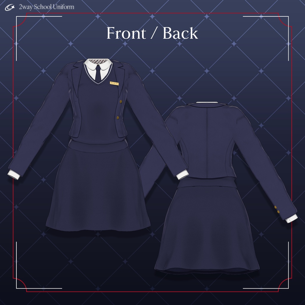 【7 Avatars】 2way School Uniform