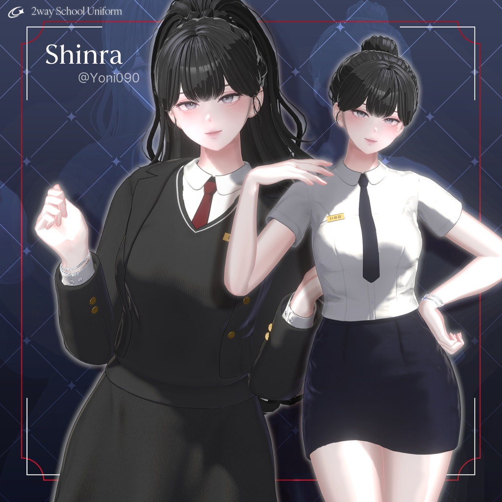 【7 Avatars】 2way School Uniform