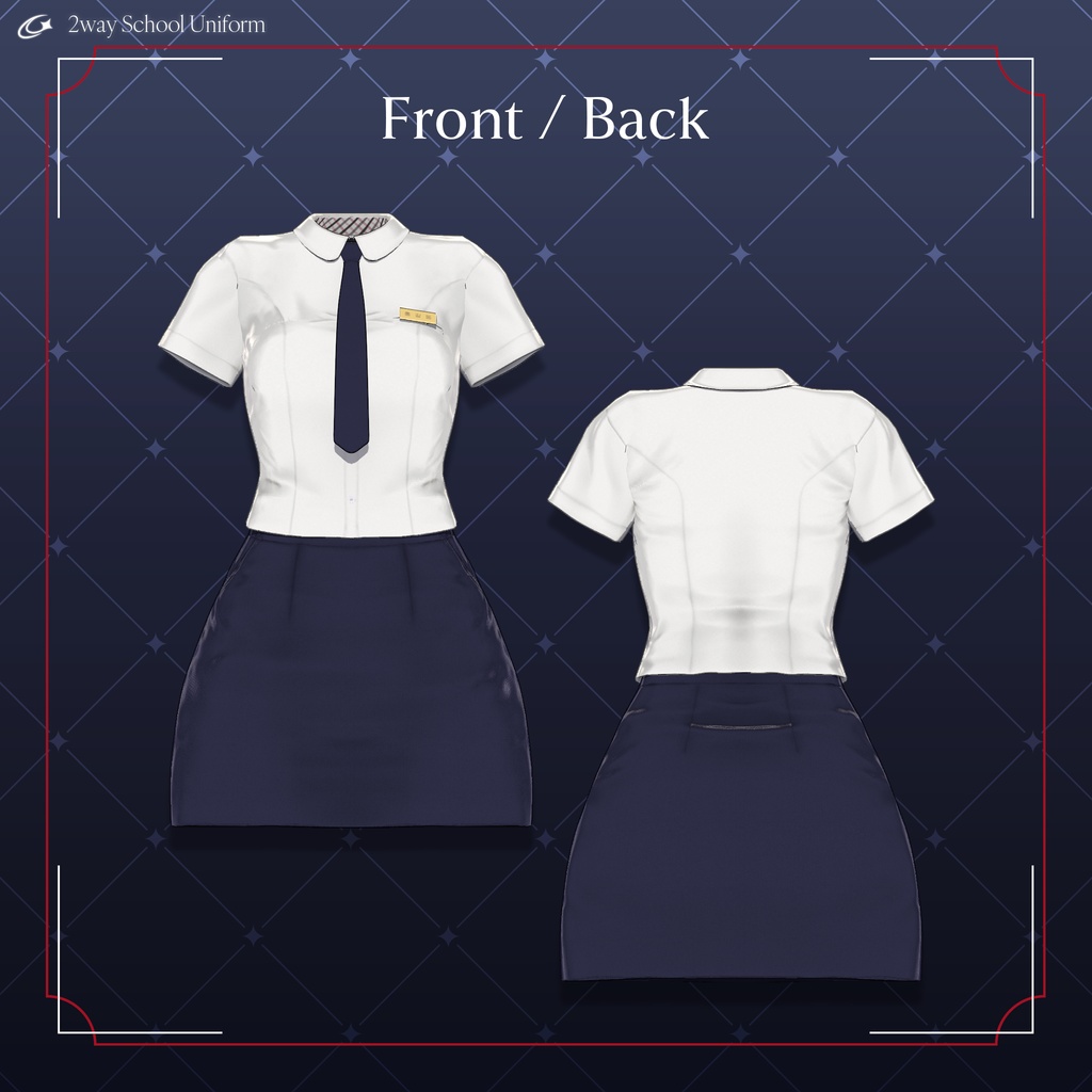 【7 Avatars】 2way School Uniform