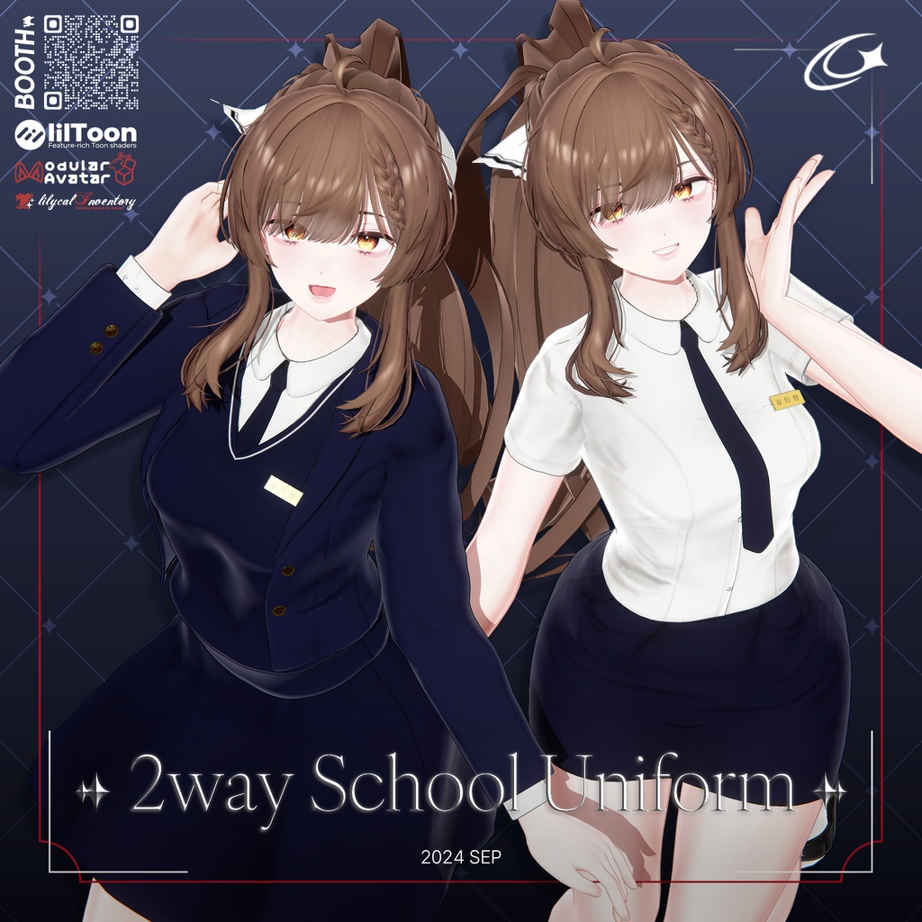 【7 Avatars】 2way School Uniform