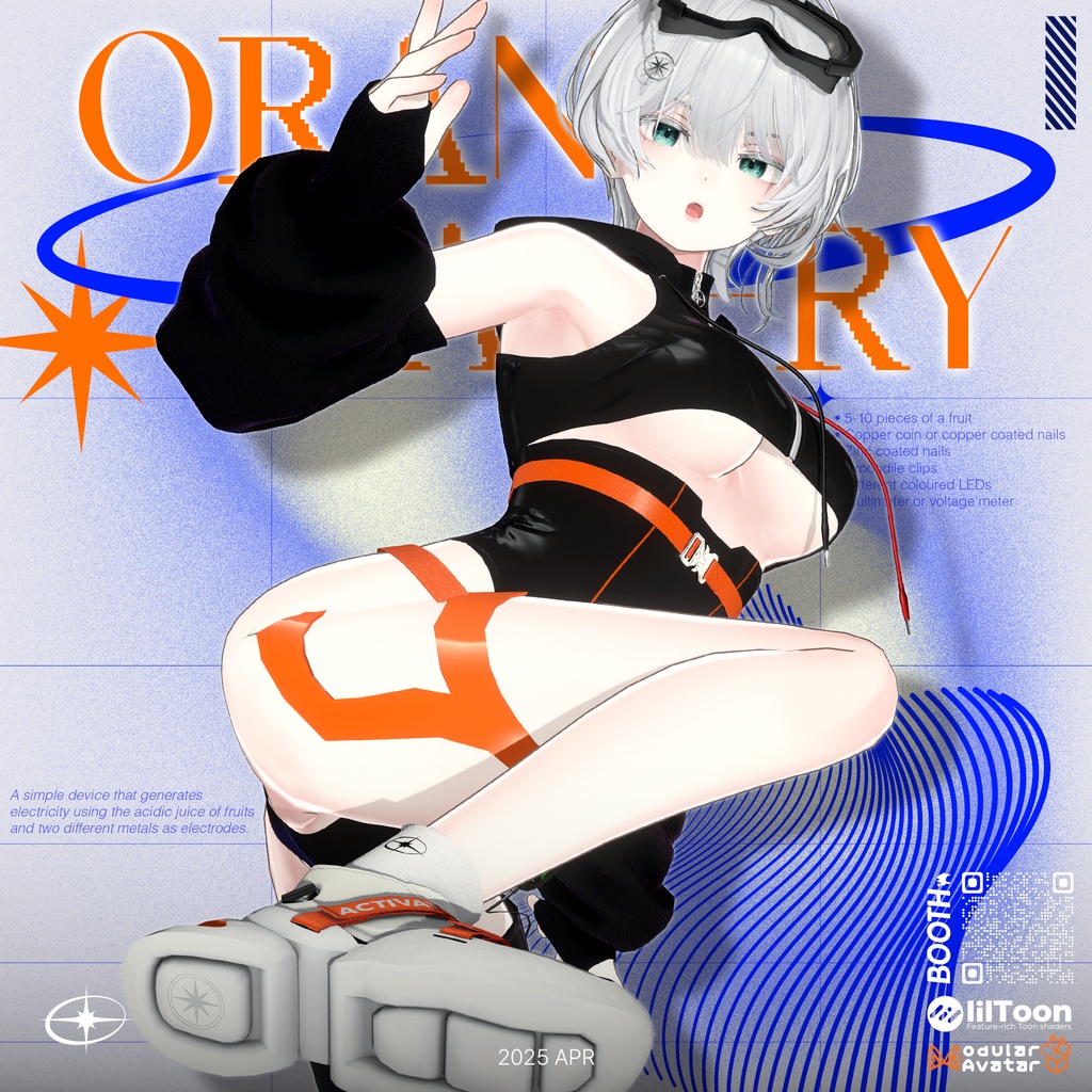 【6 Avatars】 Orange Battery