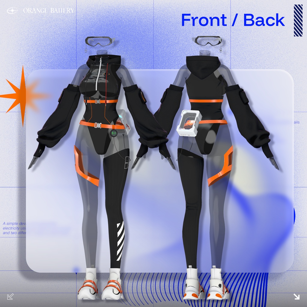 【6 Avatars】 Orange Battery