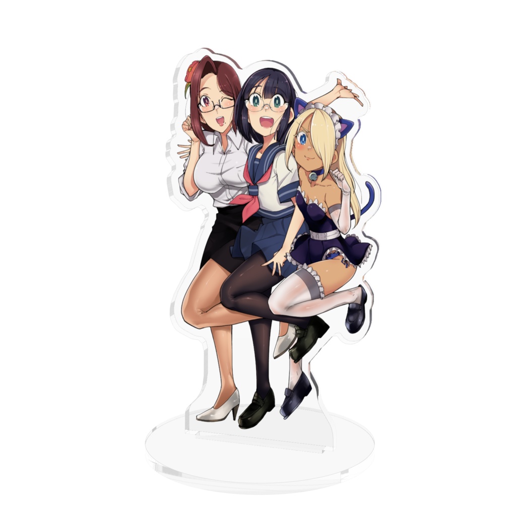 アクリルフィギュア - 足布大好き三姉妹