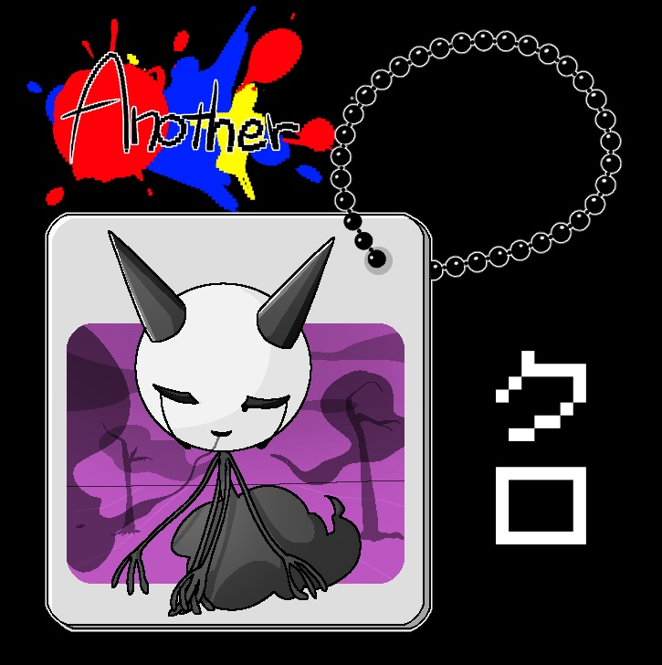 Anotherアクキー　クロ