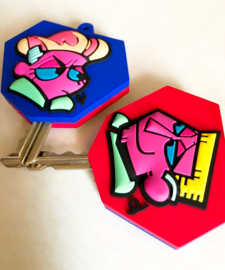 【匿名配送】ヒュリコフとバビマイナのラバーキーカバー