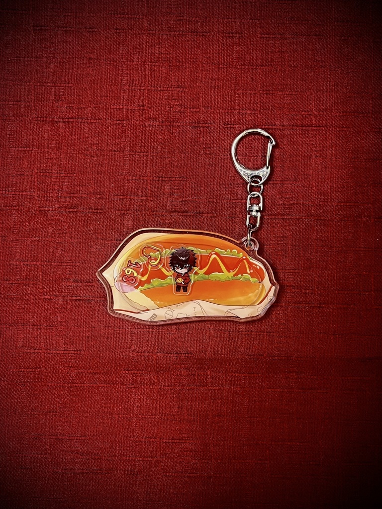 肥前忠広キーホルダー　ホットドック