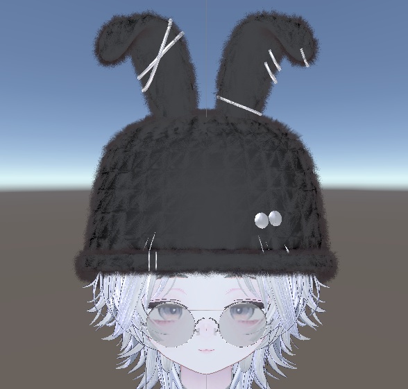 しょんぼりうさぎハット