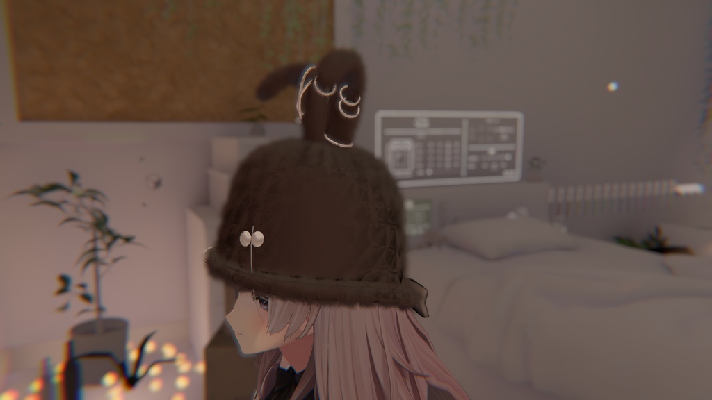 しょんぼりうさぎハット