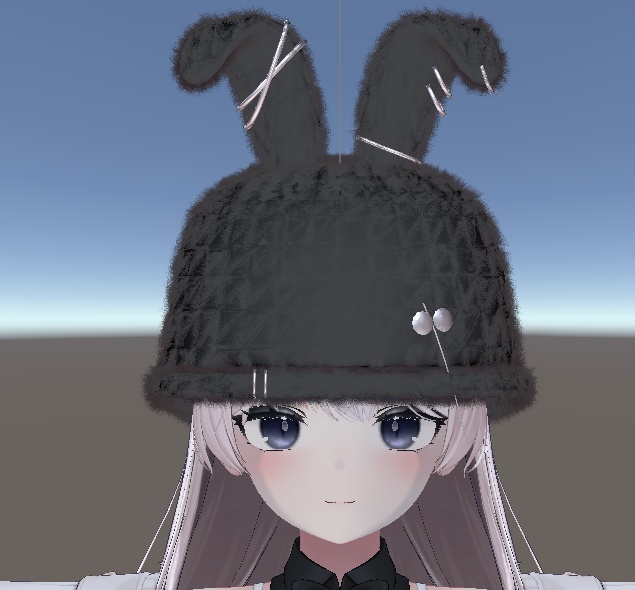 しょんぼりうさぎハット