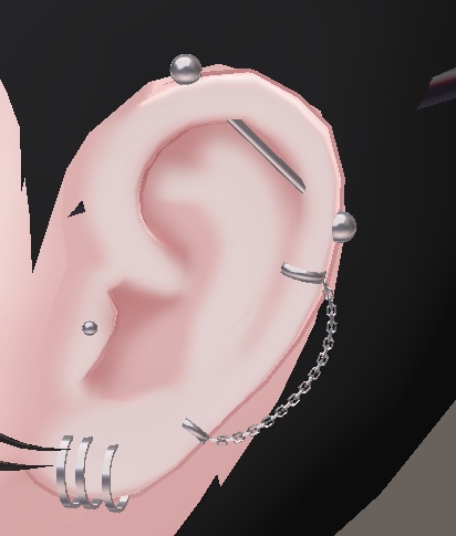 【しゅあん専用】simple glass&punk pias