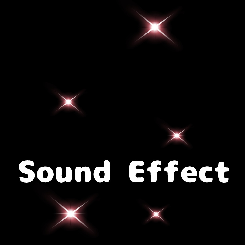 【VtubeStudio用】【無料アイテム】キラキラサウンドエフェクト