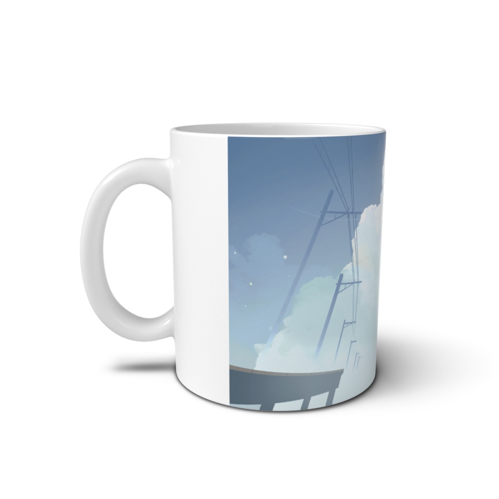 【マグカップ】青空の描き下ろしイラスト