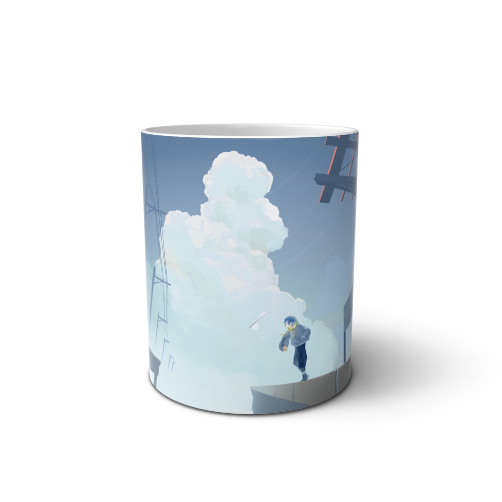 【マグカップ】青空の描き下ろしイラスト