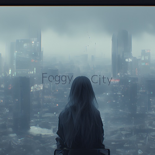 Lo-Fiアンビエント『霧がかった街』Relax & Work【落ち着いた / 雨 / 都会】