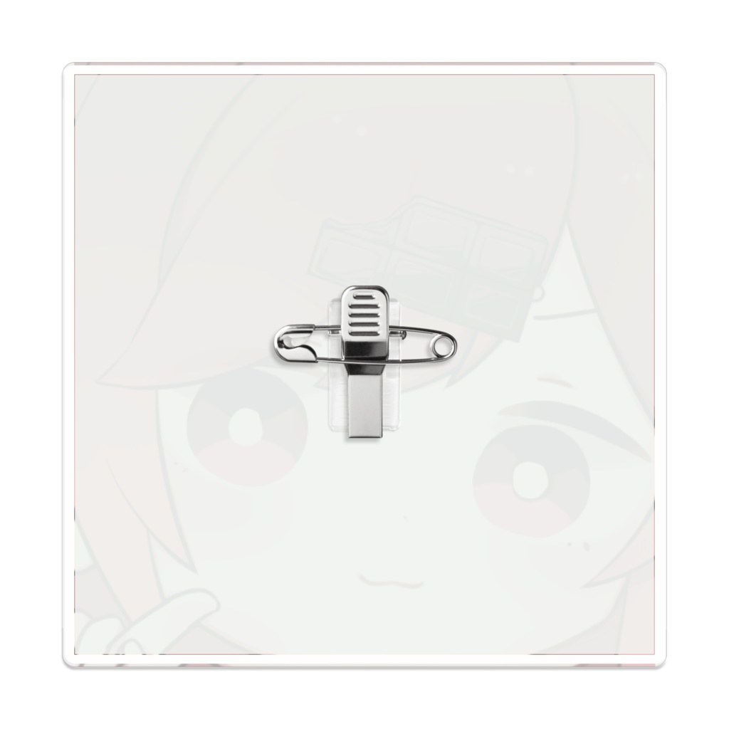 スクエアアクリルバッジ