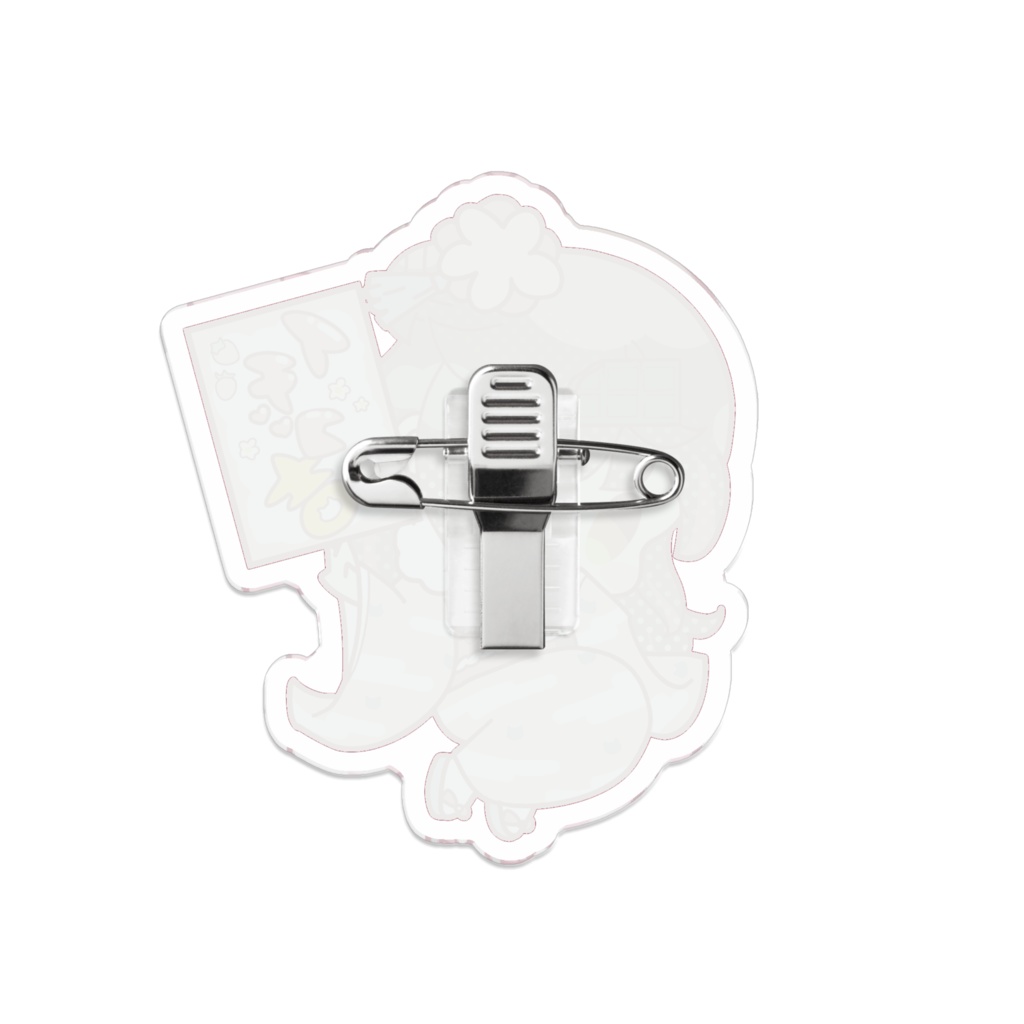 あけおめ🍫🍓イチゴ吉アクリルバッジ