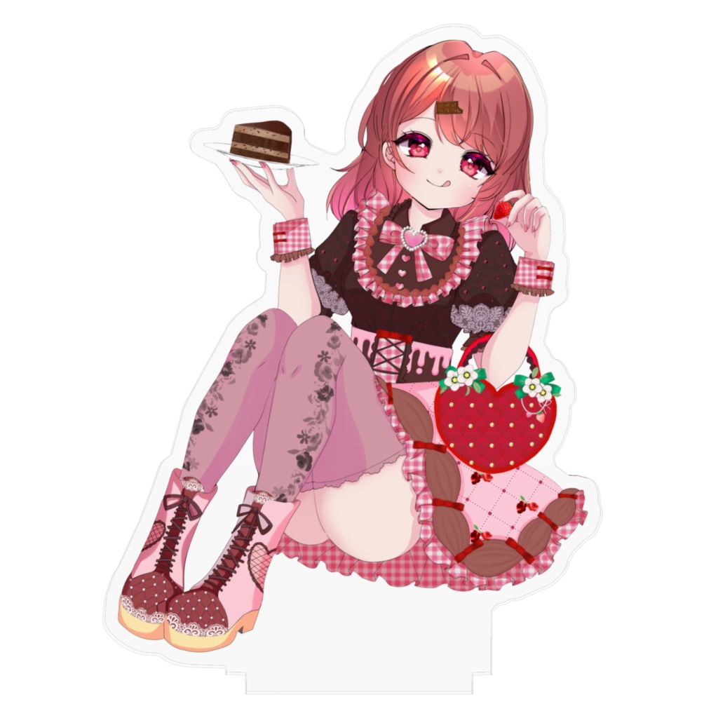 【4周年記念】1枚絵アクリルスタンド(バレンタイン②)