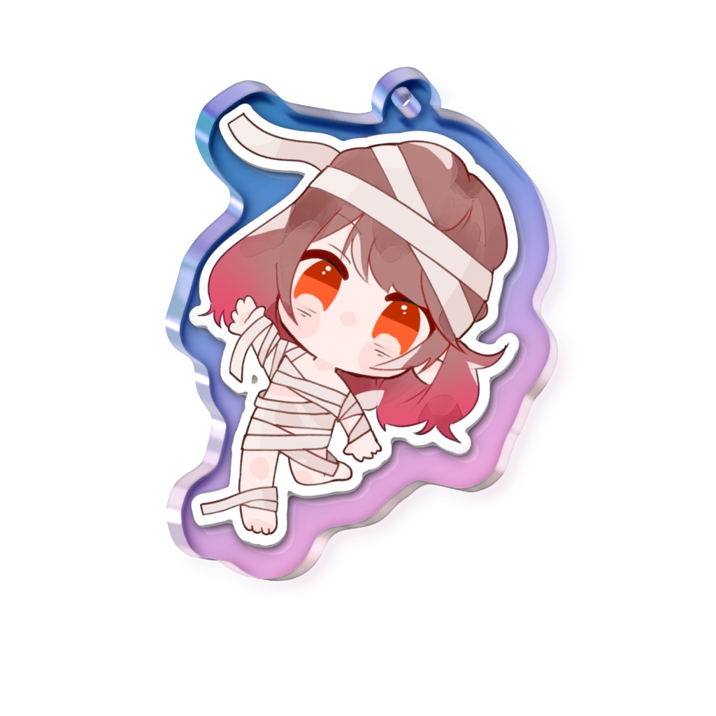 【ハロウィン限定】ミイラアクリルキーホルダー